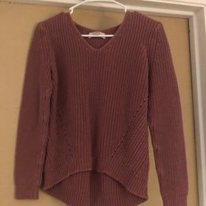 Pink/maroon sweater